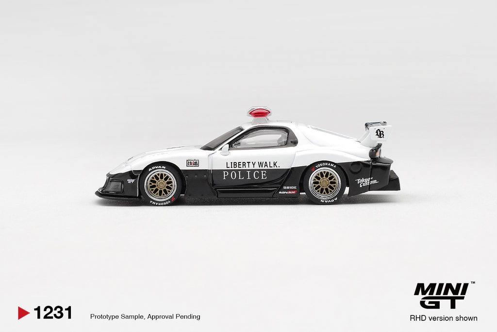 Mini GT 1:64 Mazda RX-7 LB-Super Silhouette Police | Pre-Order