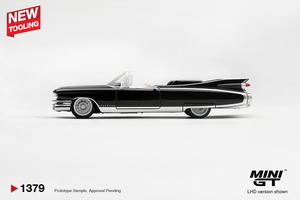 Mini GT 1:64 Cadillac Eldorado Biarritz 1959 Black Limited Edition | Pre-Order
