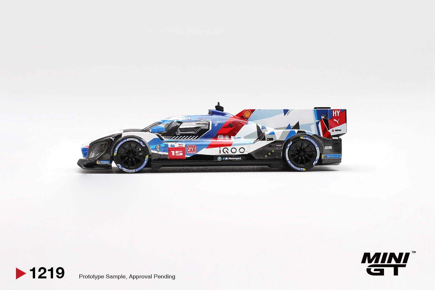 Mini GT 1:64 BMW M Hybrid V8 Hypercar #15 Team WRT 2024 Le Mans | Pre-Order