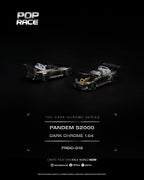Pop Race 1:64 Pandem Honda S2000 Dark Chrome | Pre-Order