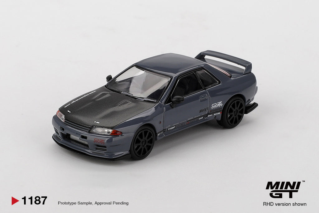 Mini GT 1:64 Nissan Skyline GT-R Top Secret VR32 in Stealth Grey | Pre-Order