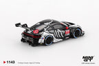 Mini GT 1:64 Porsche 911 GT3 R #77 AO Racing "Skeleton Rexy" | Preorder