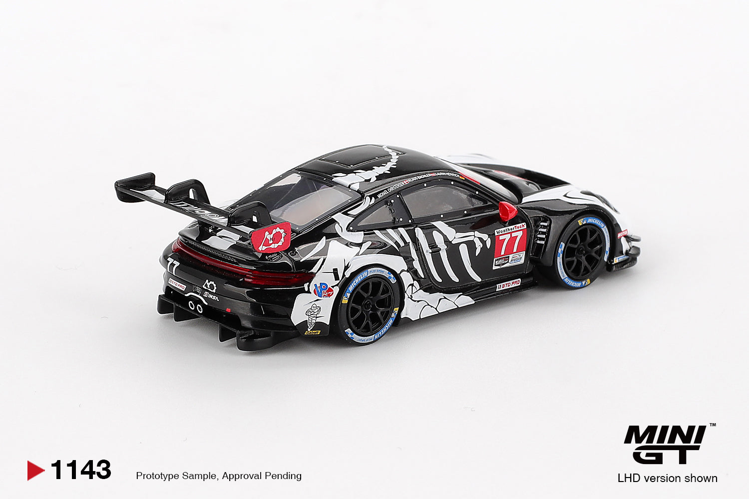 Mini GT 1:64 Porsche 911 GT3 R #77 AO Racing 2025 IMSA | Preorder