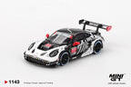 Mini GT 1:64 Porsche 911 GT3 R #77 AO Racing "Skeleton Rexy" | Preorder