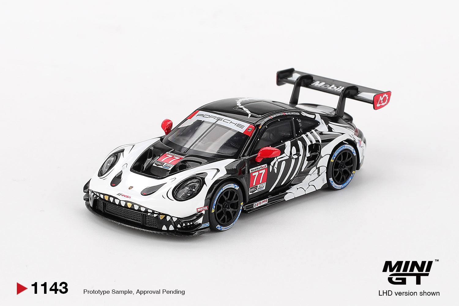 Mini GT 1:64 Porsche 911 GT3 R #77 AO Racing 2025 IMSA | Preorder
