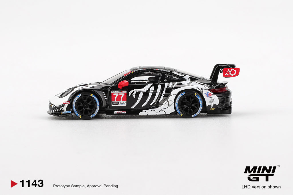 Mini GT 1:64 Porsche 911 GT3 R #77 AO Racing 2025 IMSA | Preorder