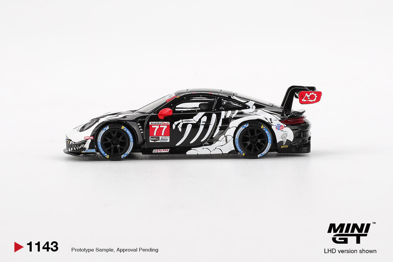 Mini GT 1:64 Porsche 911 GT3 R #77 AO Racing 2025 IMSA | Preorder
