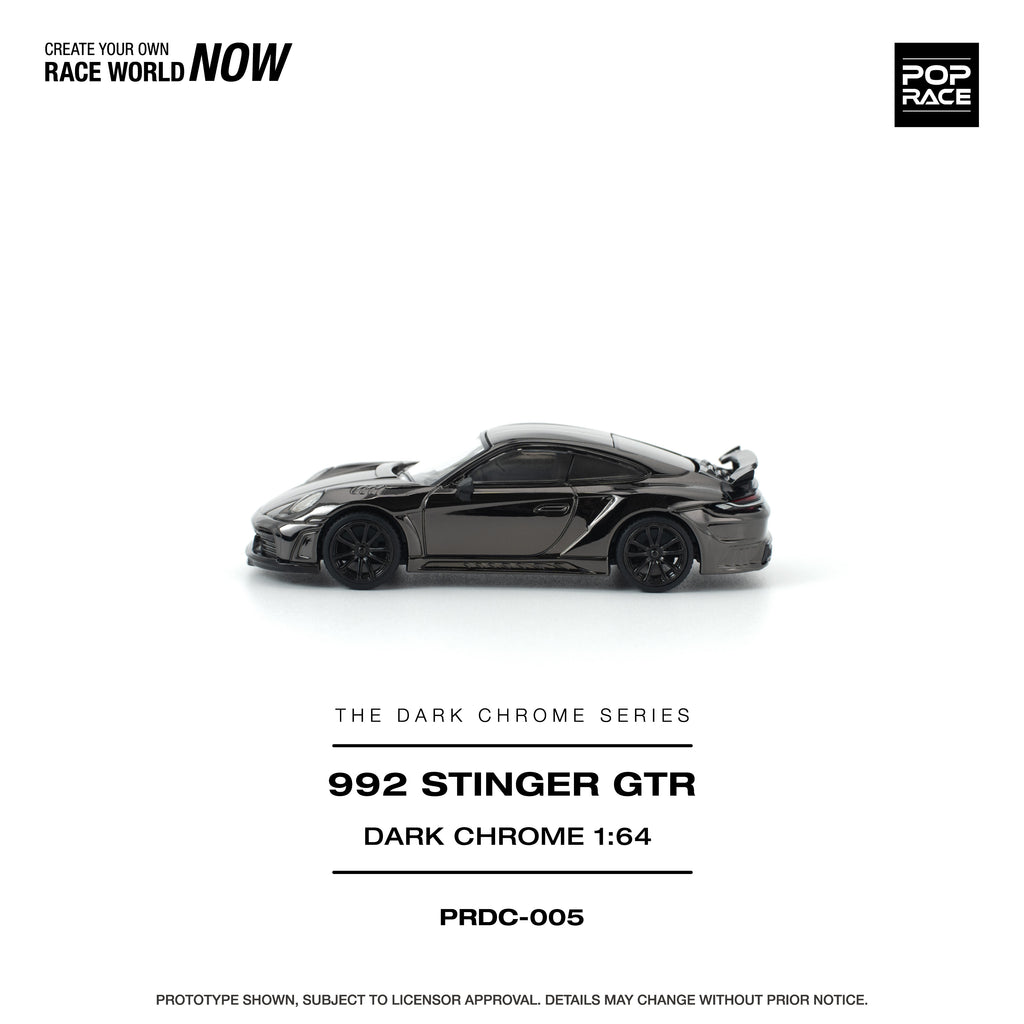 Pop Race Stinger GTR in Dark Chrome 1:64 | Pre-Order