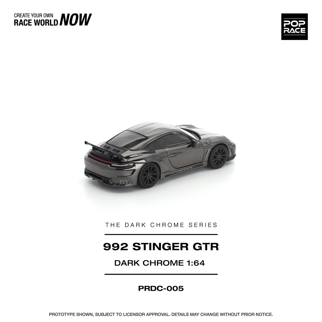 Pop Race Stinger GTR in Dark Chrome 1:64 | Pre-Order