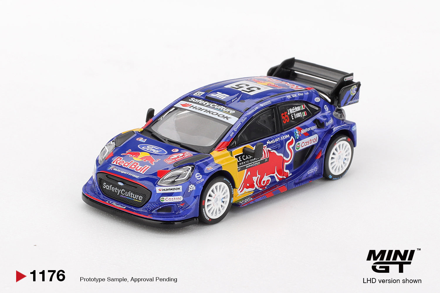 Mini GT Ford Puma Rally1 #55 Monte Carlo 2025 1:64 Model – Kai's