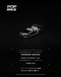Pop Race 1:64 Pandem Honda S2000 Dark Chrome | Pre-Order