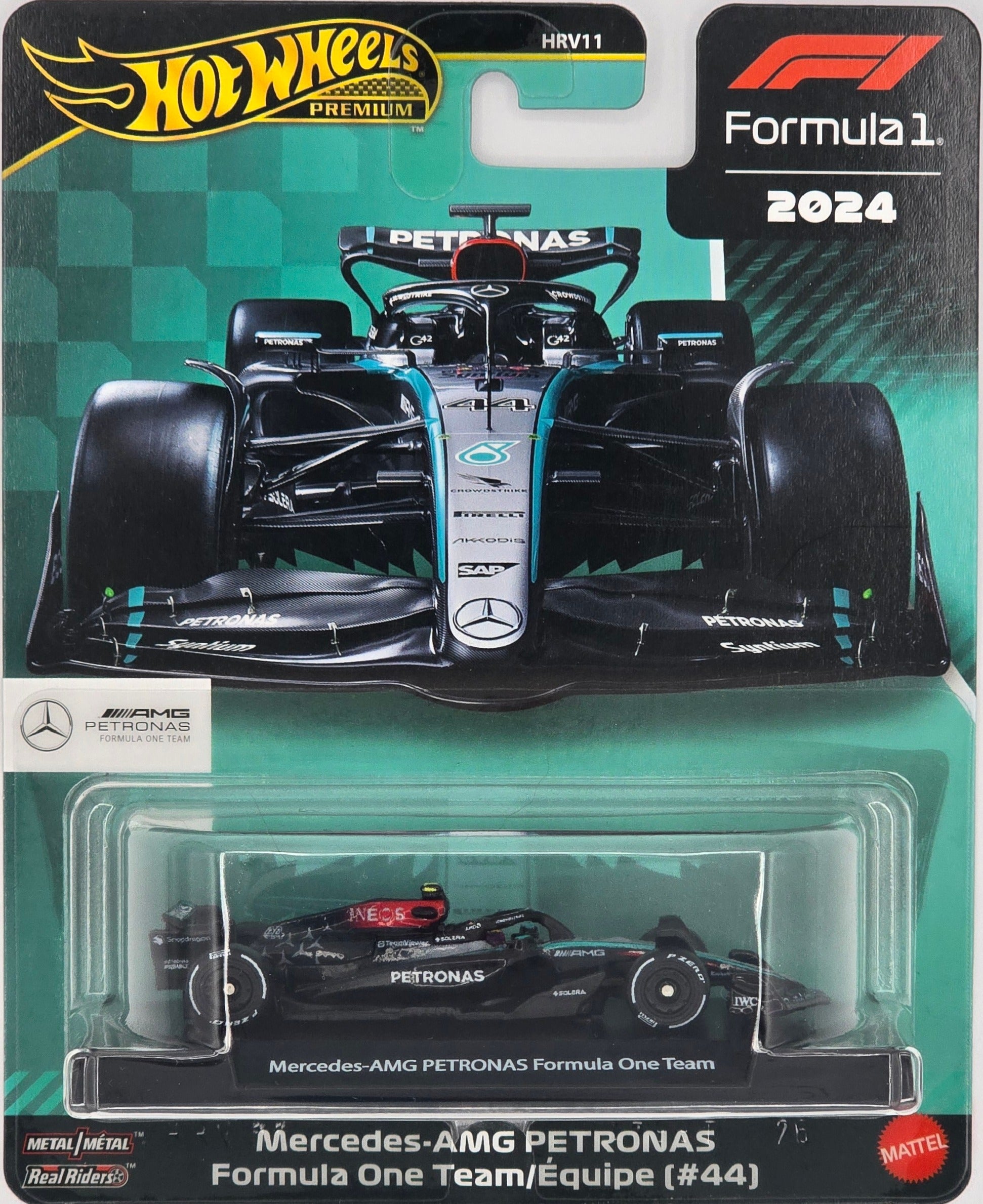 Hot Wheels Premium 2024 Formula 1 Mercedes #44 (Lewis Hamilton)