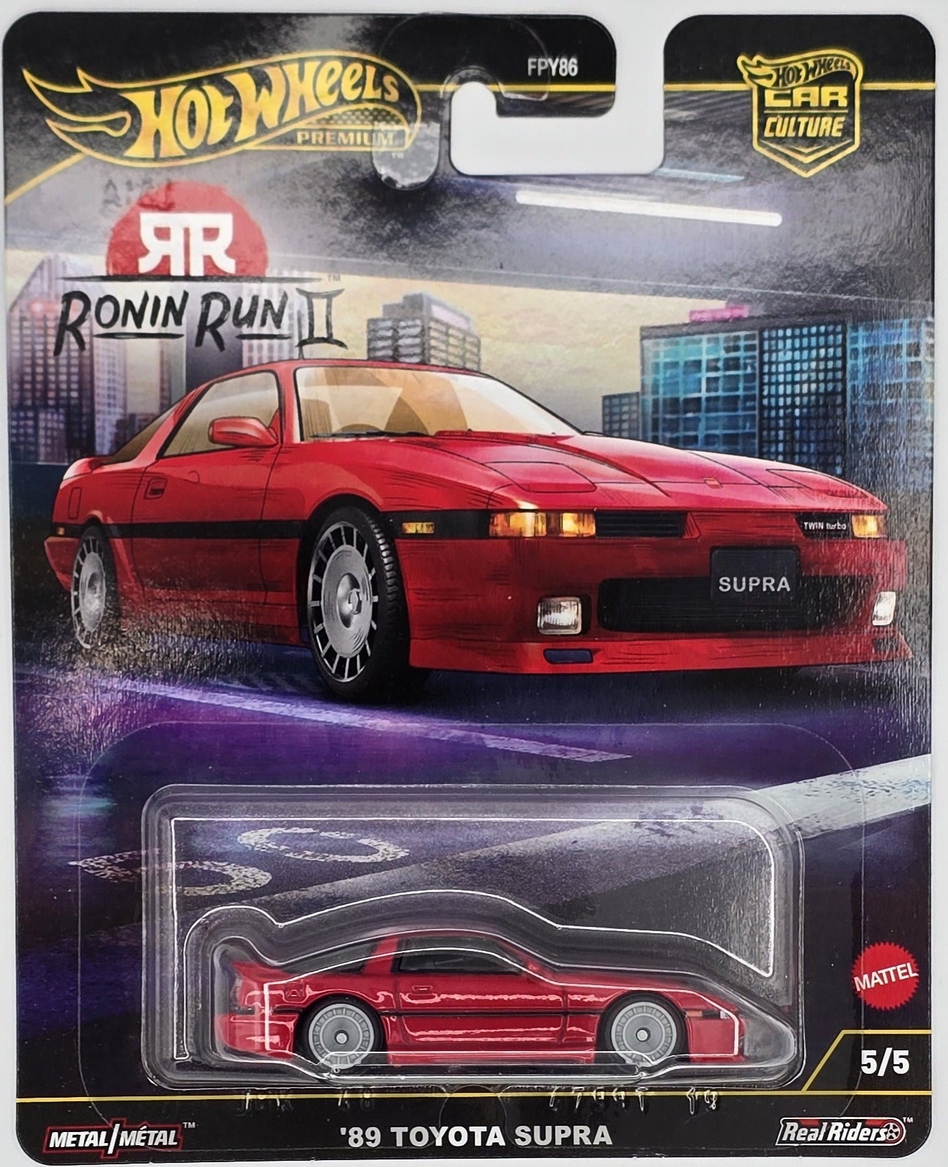 Hot Wheels 2025 Car Culture Ronin Run II *set of 5*