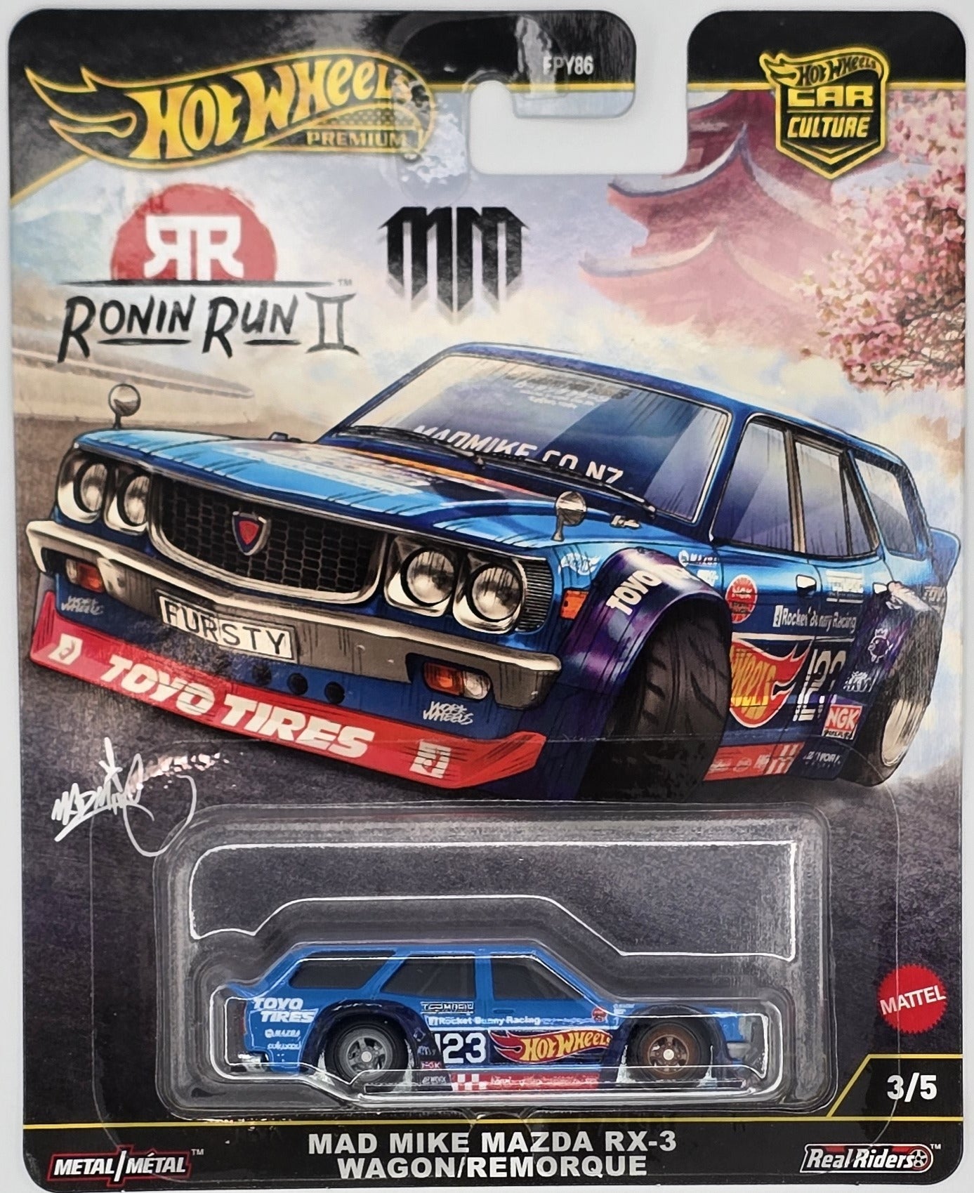 Hot Wheels 2025 Car Culture Ronin Run II *Sealed case of 10*