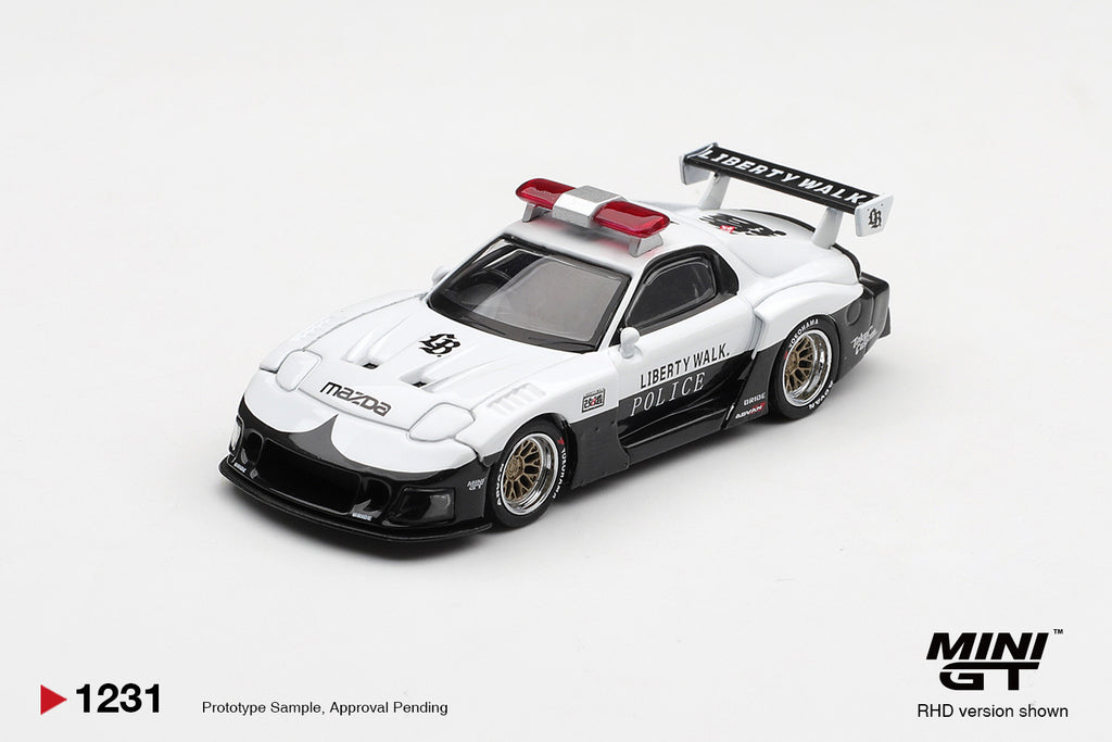 Mini GT 1:64 Mazda RX-7 LB-Super Silhouette Police | Pre-Order