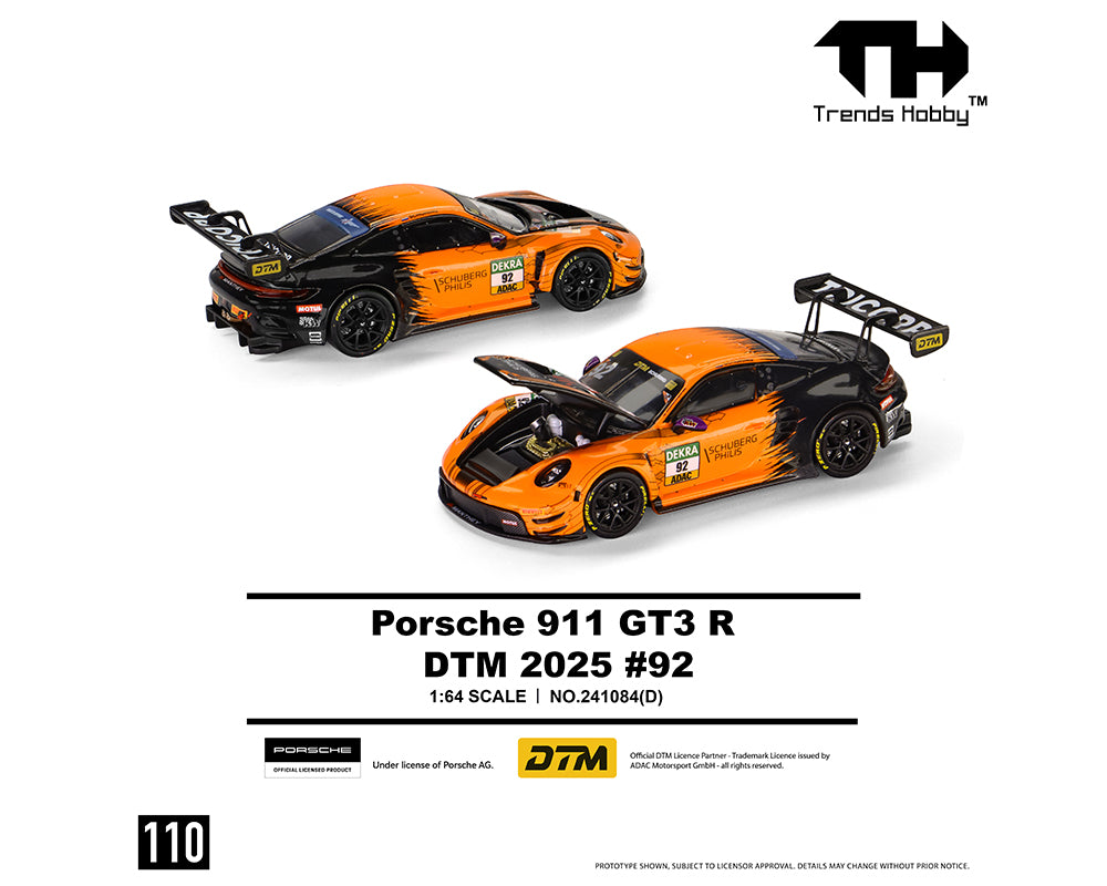 Trends Hobby 1:64 Porsche 911 GT3 R DTM #92 2025 Limited Edition | Pre-Order