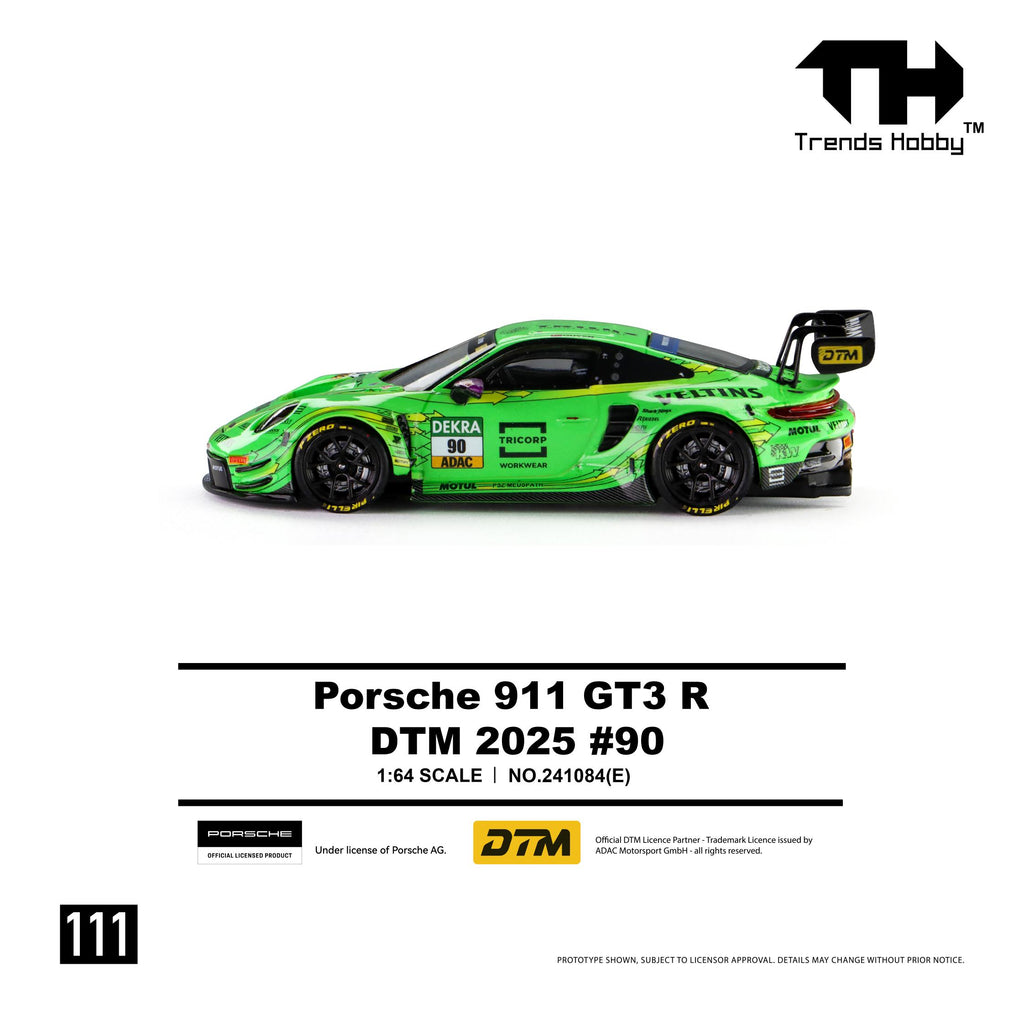 Trends Hobby 1:64 Porsche 911 GT3 R #90 2025 DTM Champion | Pre-Order