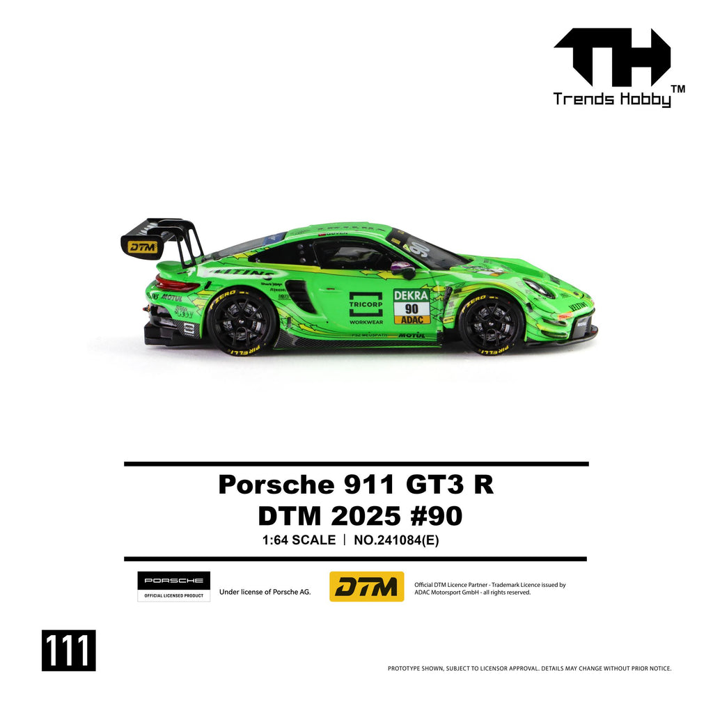 Trends Hobby 1:64 Porsche 911 GT3 R #90 2025 DTM Champion | Pre-Order