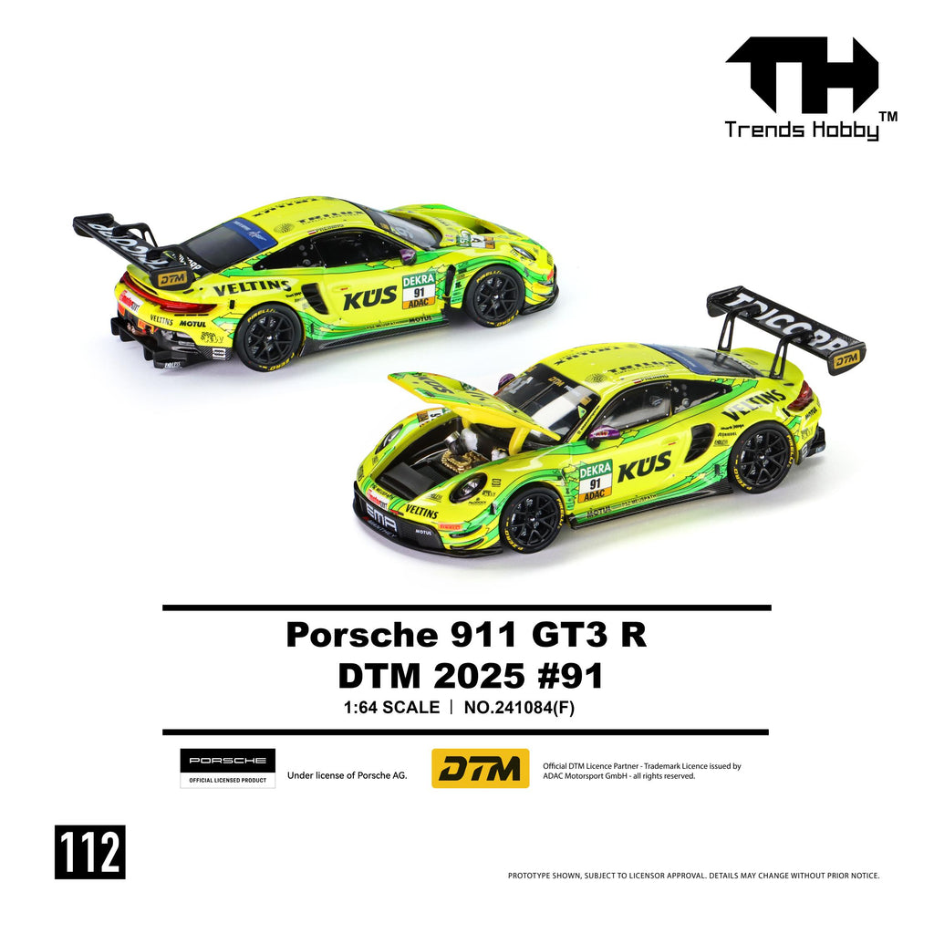 Trends Hobby 1:64 Porsche 911 GT3 R DTM #91 2025 Limited Edition | Pre-Order