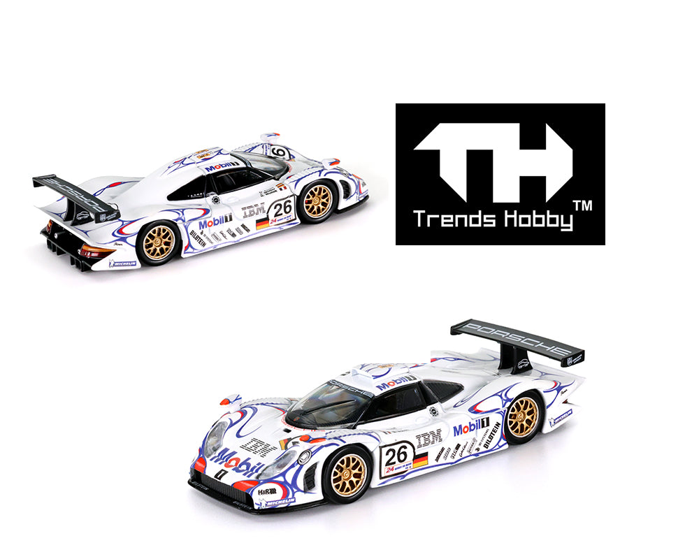 Trends Hobby 1:64 Porsche 911 GT1 Mobil 1 Le Mans 1998 | Pre-Order