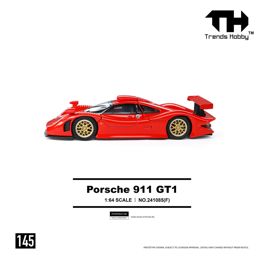 Trends Hobby 1:64 Porsche 911 GT1 1998 Red Special Edition | Pre-Order