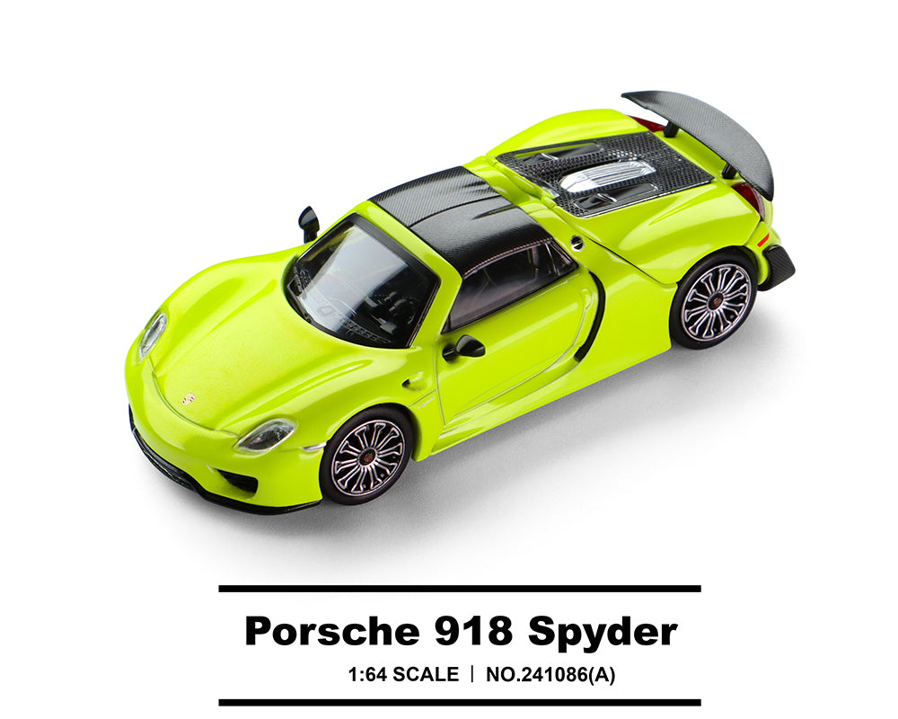Trends Hobby 1:64 Porsche 918 Spyder Acid Green | Pre-Order