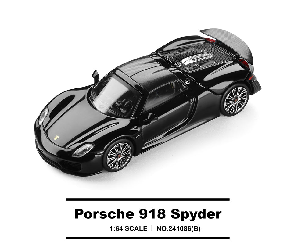 Trends Hobby 1:64 Porsche 918 Spyder Black | Pre-Order