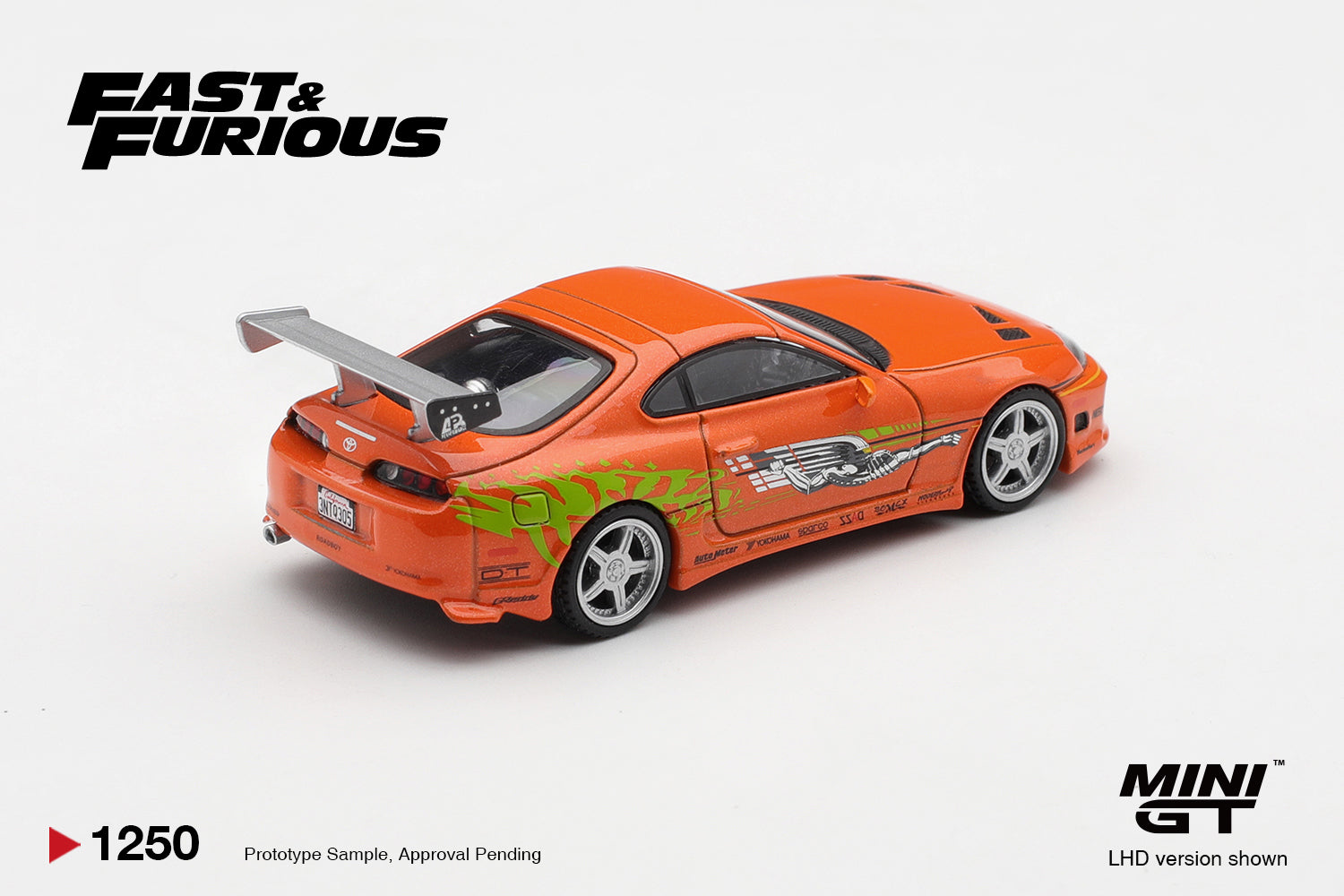 Mini GT Fast & Furious Toyota Supra BOMEX 1:64 Model – Kai's