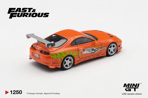 Mini GT 1:64 Fast & Furious Toyota Supra BOMEX Brian O’Conner | Pre-Order