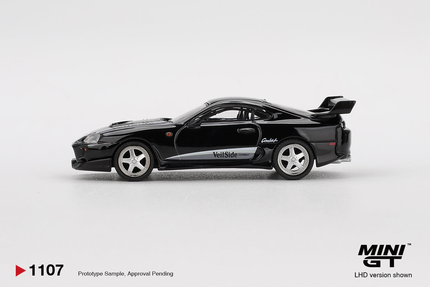 Mini GT VeilSide Supra Combat V-II Black 1:64 Diecast MGT01107-BL