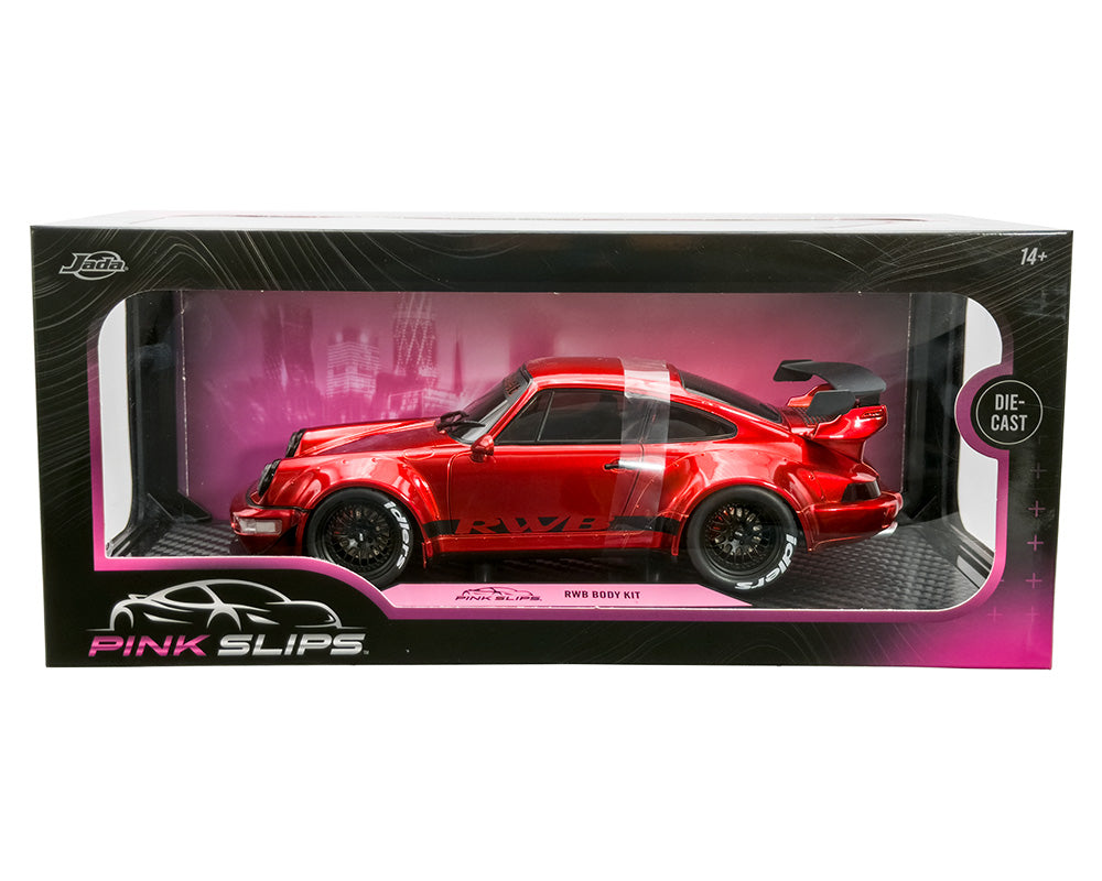 Jada Pink Slips 1:18 Porsche RWB in Red Metallic
