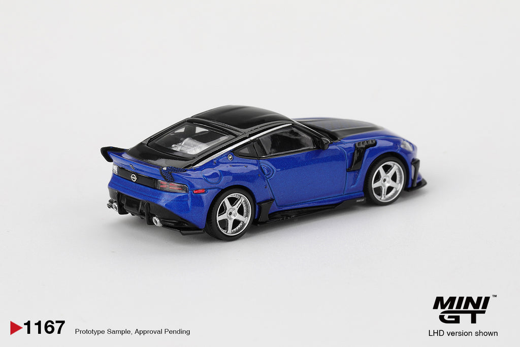 Mini GT 1:64 Nissan Z VeilSide FFZ400 in Seiran Blue | Preorder