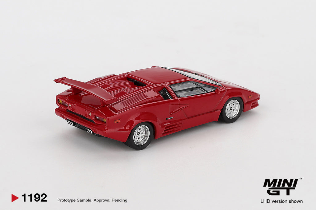 🐂 Mini GT 1:64 Lamborghini Countach 25th Anniversary in Red | PreOrder