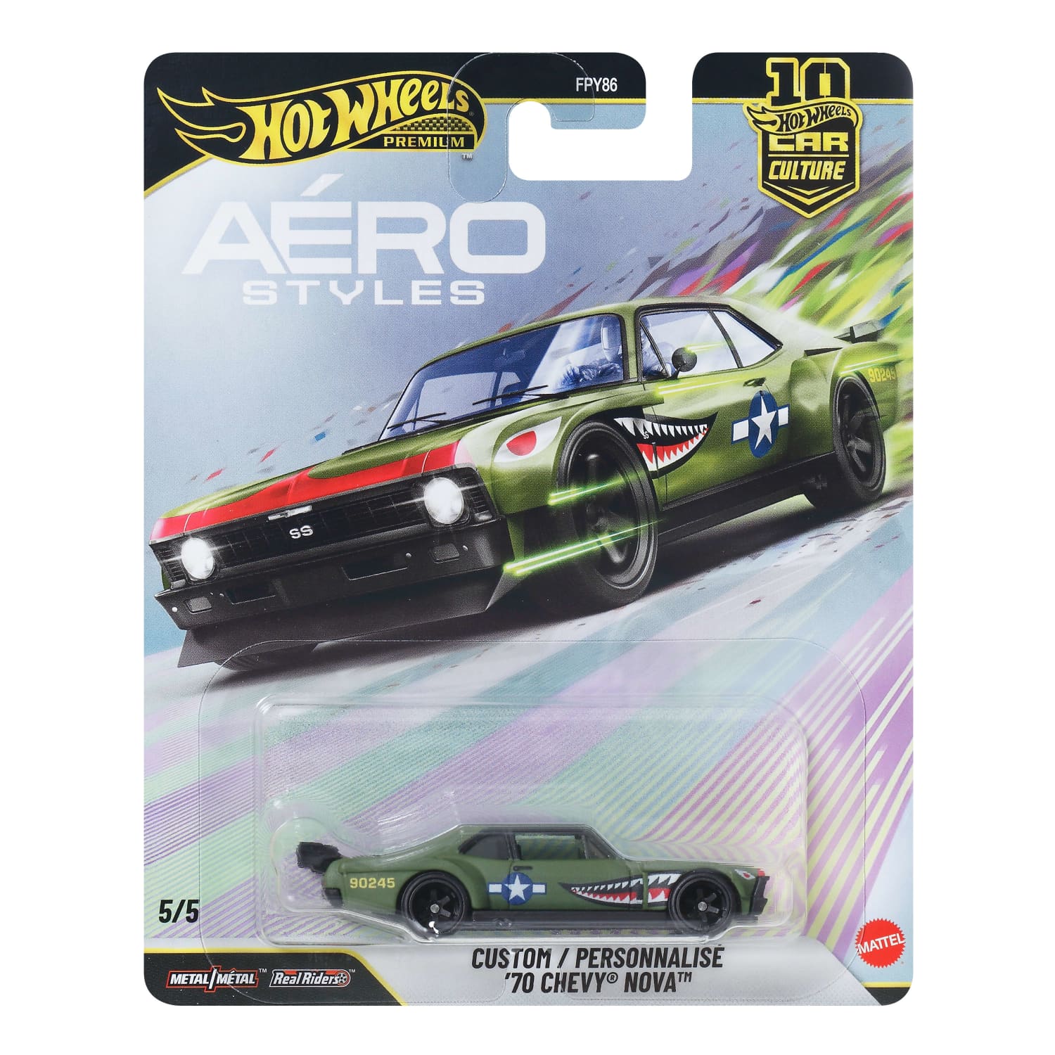 Hot Wheels Car Culture Aero Style 10th Anniversary 2026 U Case | 5-Car Set or Sealed Case