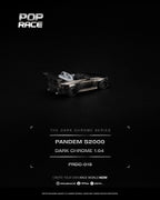 Pop Race 1:64 Pandem Honda S2000 Dark Chrome | Pre-Order