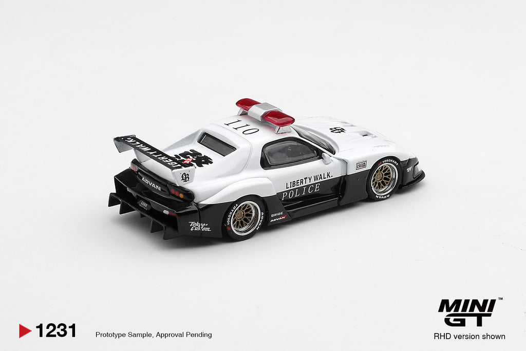 Mini GT 1:64 Mazda RX-7 LB-Super Silhouette Police | Pre-Order
