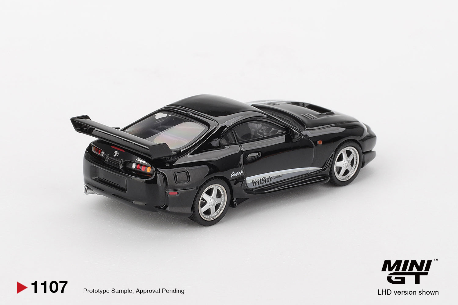 Mini GT VeilSide Supra Combat V-II Black 1:64 Diecast MGT01107-BL