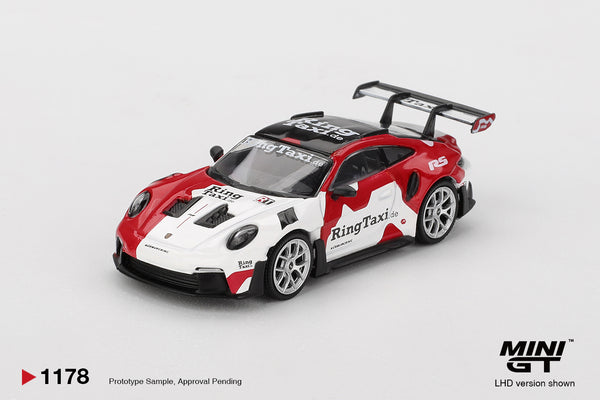 Mini GT 1:64 Porsche 911 GT3 RS Weissach RingTaxi.com | MGT01178