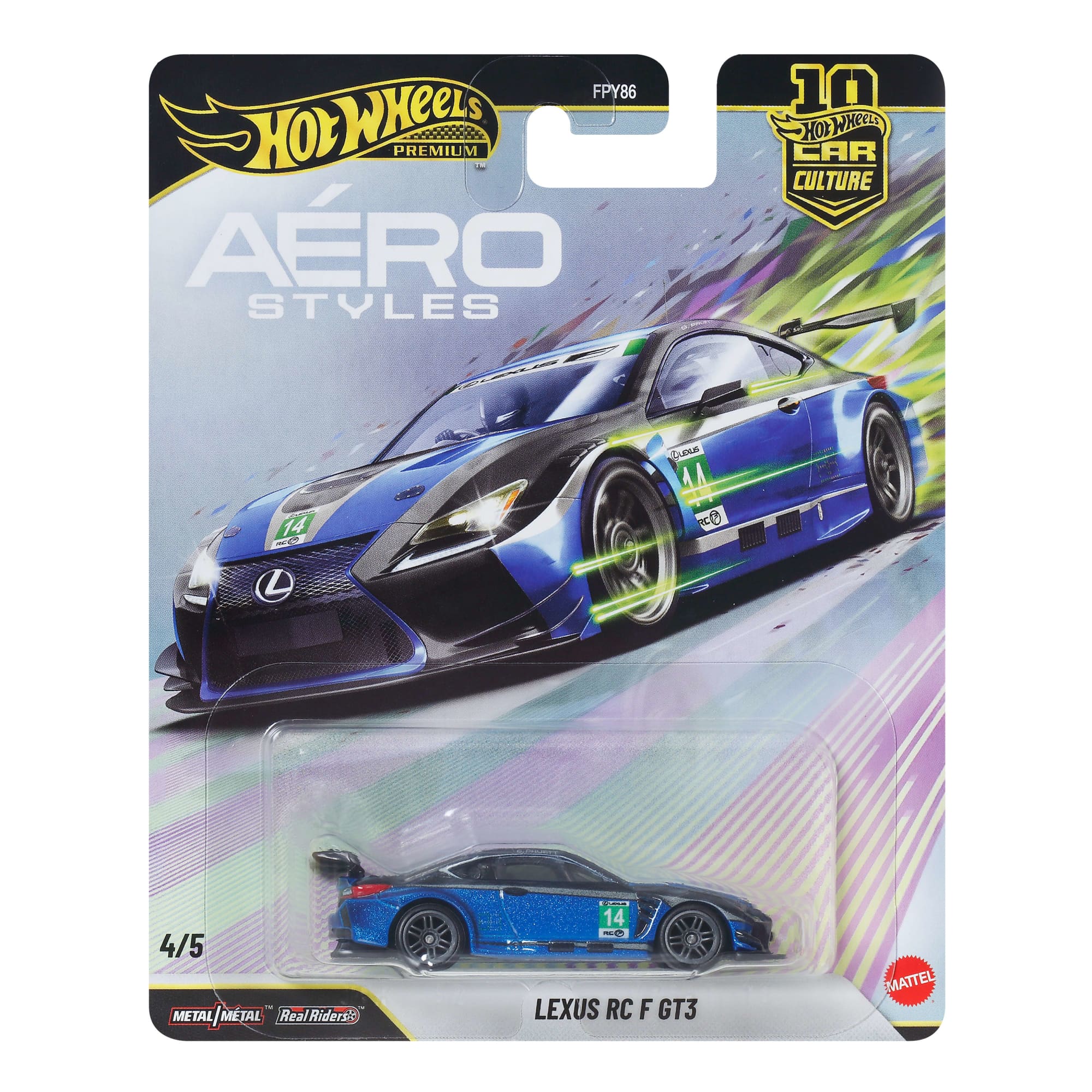 Hot Wheels Car Culture Aero Style 10th Anniversary 2026 U Case | 5-Car Set or Sealed Case