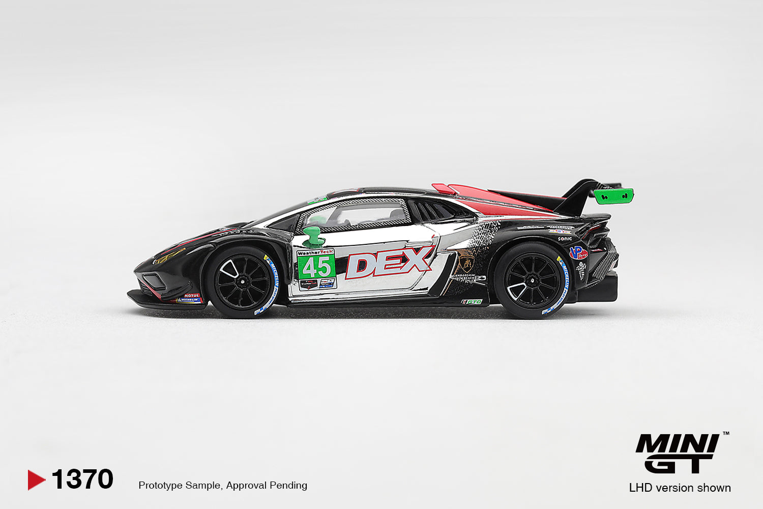 Mini GT 1:64 Lamborghini Huracán GT3 EVO2 #45 DEX WTR 2025 | Pre-Order