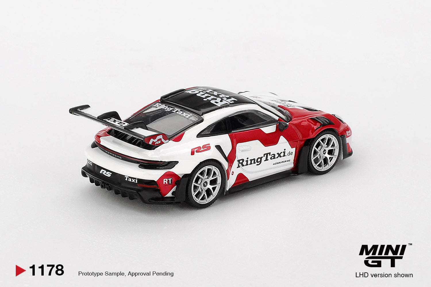 Mini GT 1:64 Porsche 911 GT3 RS Weissach RingTaxi.com | Preorder