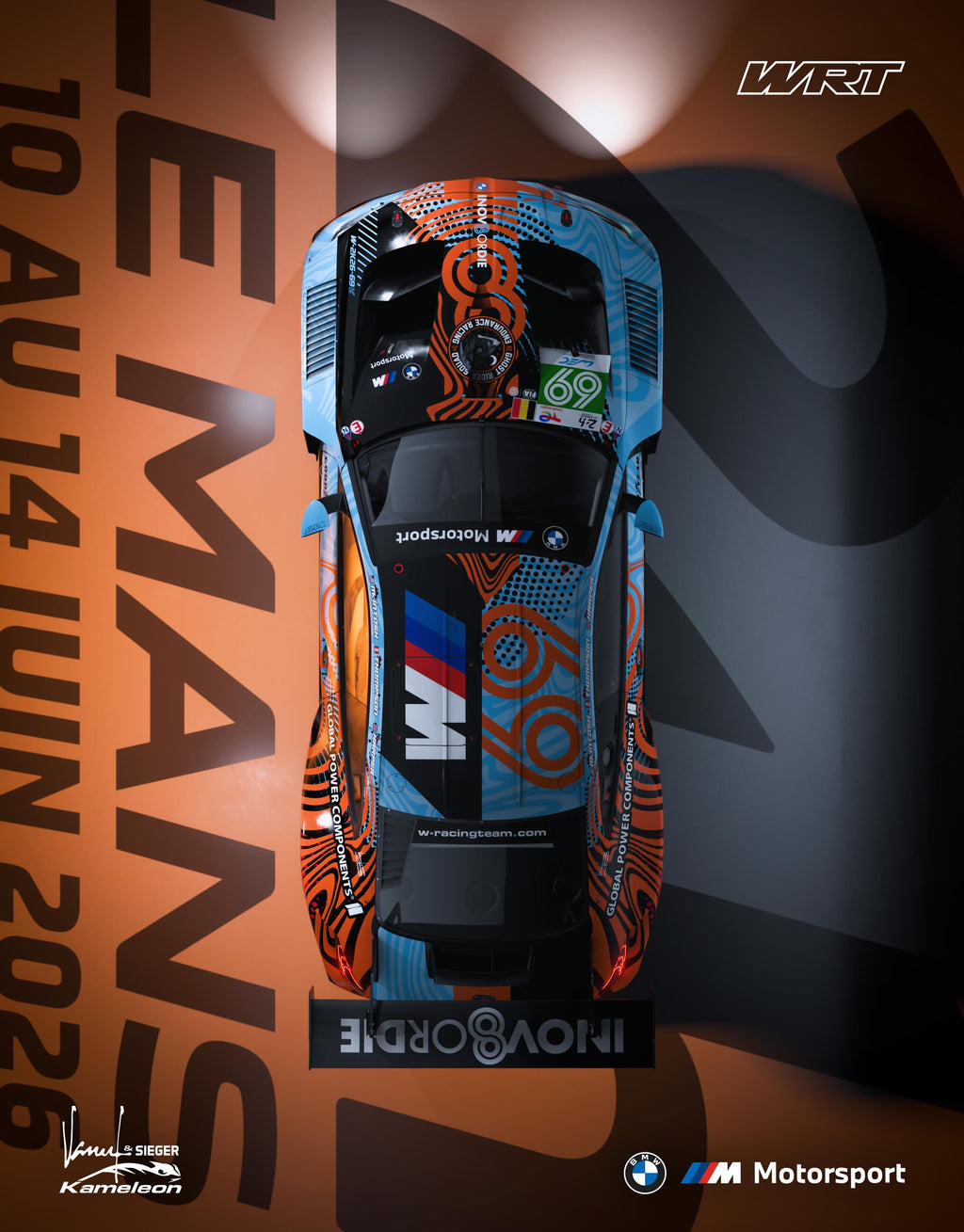 Spark 1:64 BMW M4 LMGT3 EVO #69 Team WRT Le Mans 2026 | Pre-Order