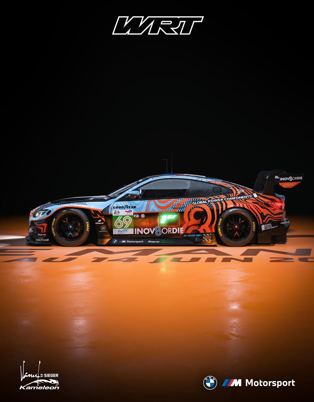 Spark 1:64 BMW M4 LMGT3 EVO #69 Team WRT Le Mans 2026 | Pre-Order
