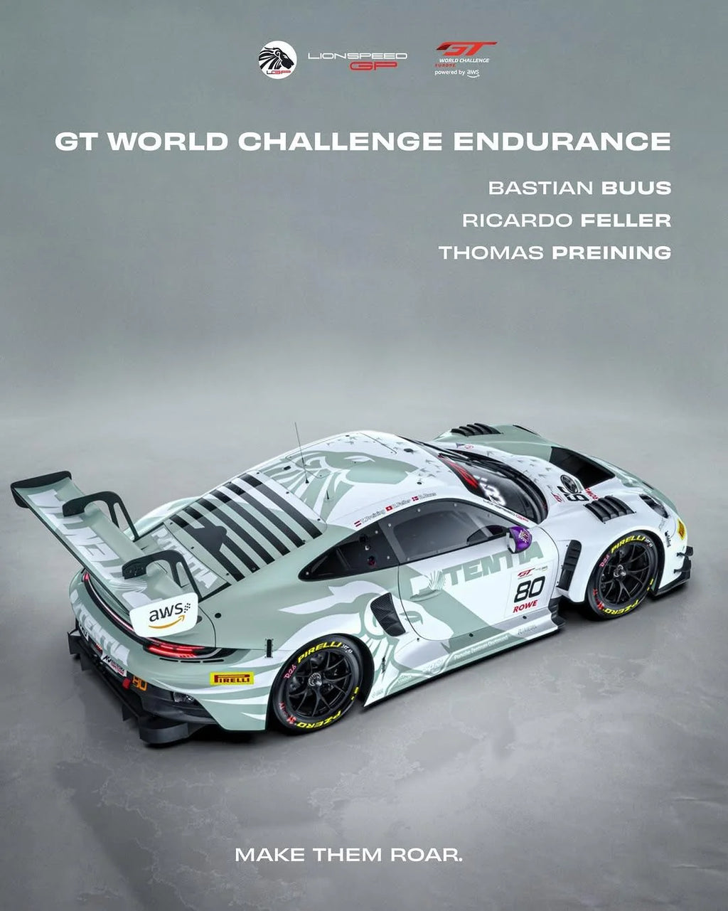 Spark 1:64 Porsche 911 GT3 R EVO #80 Lionspeed GP 2026 Spa Winner | Pre-Order