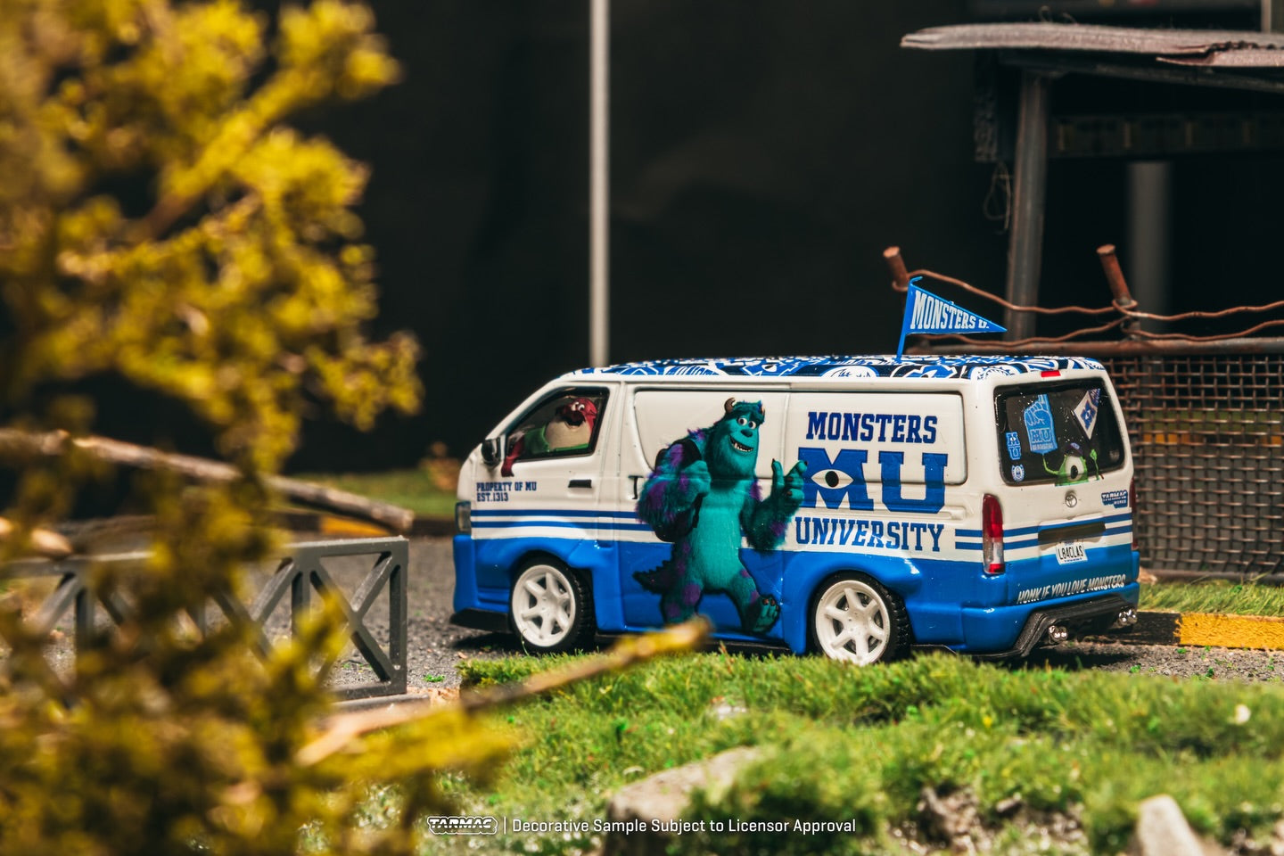 Tarmac Works 1:64 Toyota Hiace Widebody Monsters University Special Edition | Pre-Order