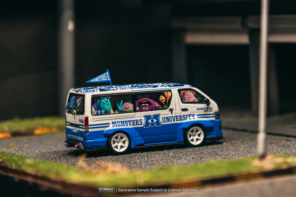 Tarmac Works 1:64 Toyota Hiace Widebody Monsters University Special Edition | Pre-Order
