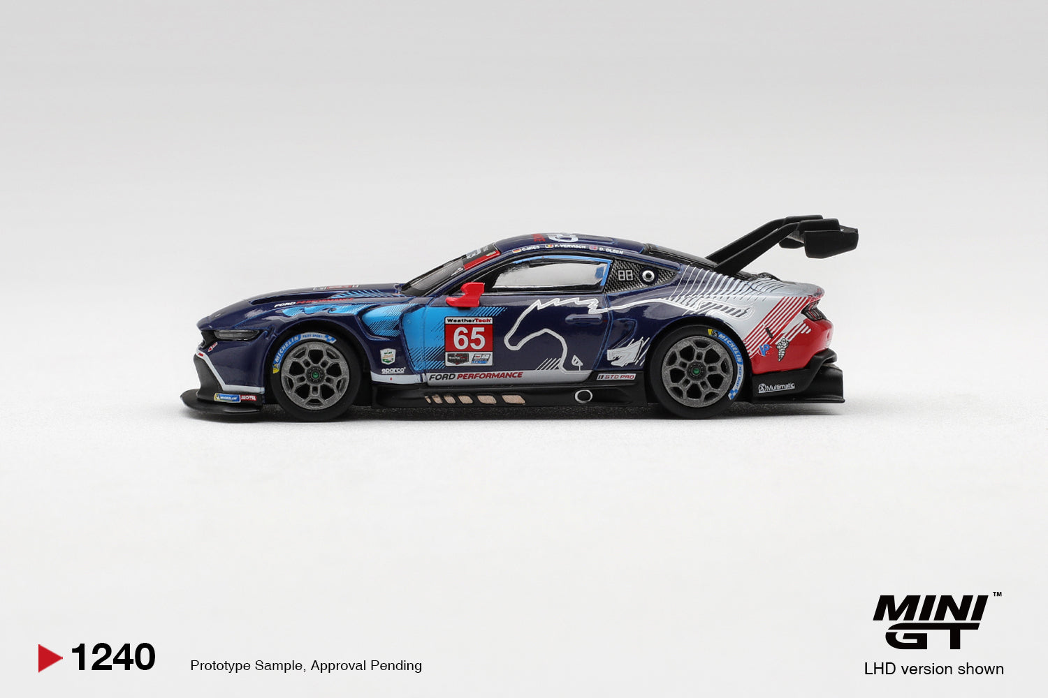 Mini GT 1:64 Ford Mustang GT3 #65 Daytona Winner | Pre-Order