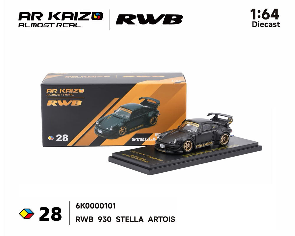 Almost Real 1:64 KAIZO RWB 930 Stella Artois in Matte Black