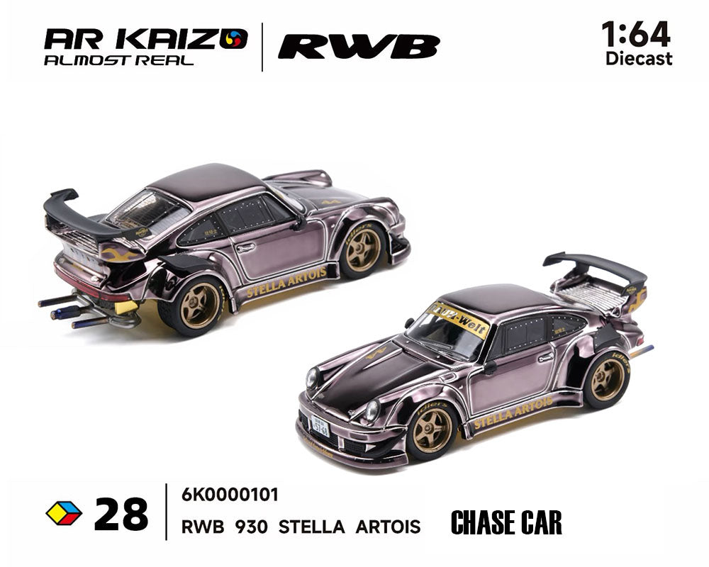 Almost Real 1:64 KAIZO RWB 930 Stella Artois in Matte Black