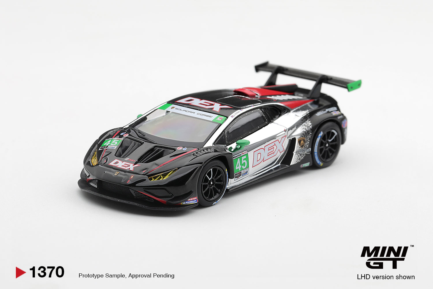 Mini GT 1:64 Lamborghini Huracán GT3 EVO2 #45 DEX WTR 2025 | Pre-Order